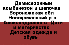 Демисезонный комбинезон и шапочка - Воронежская обл., Новоусманский р-н, Александровка с. Дети и материнство » Детская одежда и обувь   